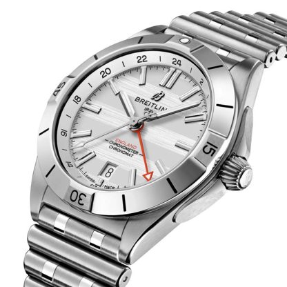 Orologio Breitling Chronomat GMT Sei Nazioni Inghilterra Edizione Limitata 40 mm Uomo A323985B1A1A1 - immagine 3