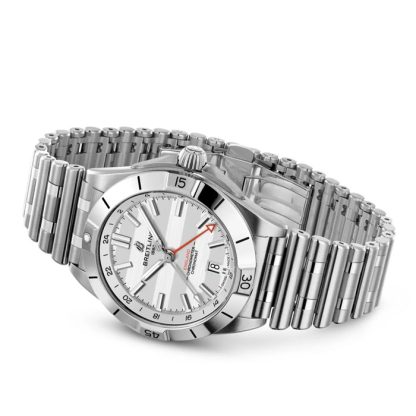 Orologio Breitling Chronomat GMT Sei Nazioni Inghilterra Edizione Limitata 40 mm Uomo A323985B1A1A1 - immagine 4