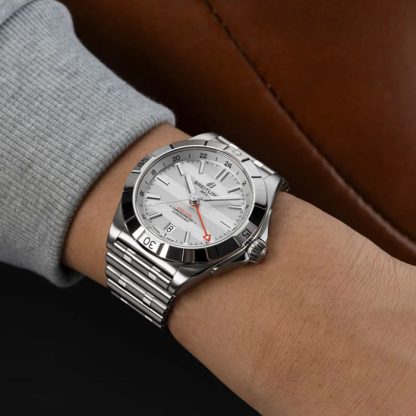 Orologio Breitling Chronomat GMT Sei Nazioni Inghilterra Edizione Limitata 40 mm Uomo A323985B1A1A1 - immagine 5
