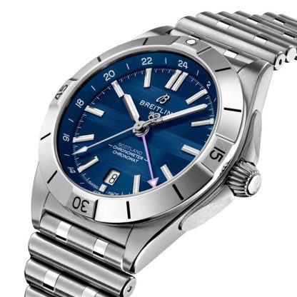 Orologio Breitling Chronomat GMT Sei Nazioni Scozia Edizione Limitata 40 mm Uomo A323986B1C1A1 - immagine 3