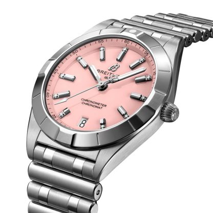 Orologio Breitling Chronomat Quartz 32 in acciaio inossidabile A77310101K1A1 - immagine 2