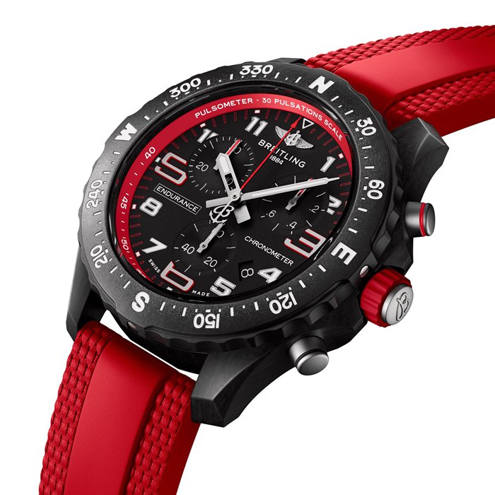 Orologio Breitling Endurance Pro 38 mm Unisex Gomma Rossa X83310D91B2S1 - immagine 3