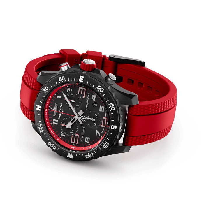 Orologio Breitling Endurance Pro 38 mm Unisex Gomma Rossa X83310D91B2S1 - immagine 4