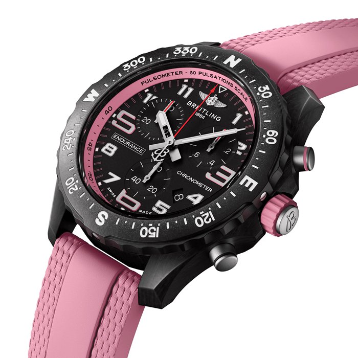 Orologio Breitling Endurance Pro 38mm Unisex Gomma Rosa X83310D41B1S1 - immagine 3
