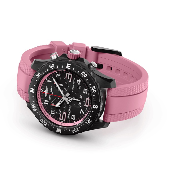 Orologio Breitling Endurance Pro 38mm Unisex Gomma Rosa X83310D41B1S1 - immagine 4