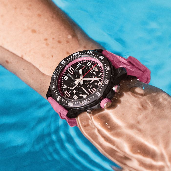 Orologio Breitling Endurance Pro 38mm Unisex Gomma Rosa X83310D41B1S1 - immagine 5