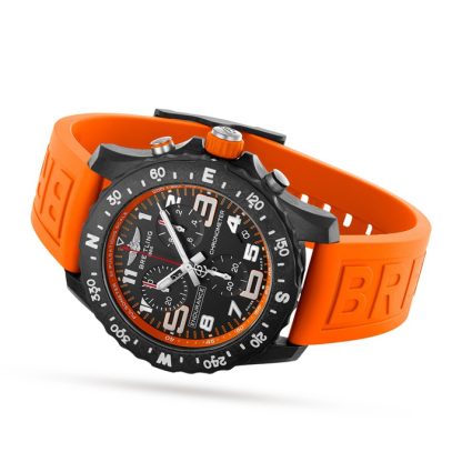Orologio Breitling Endurance Pro 44mm Cinturino in gomma arancione X82310A51B1S1 - immagine 3