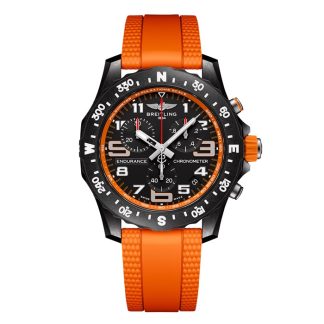 Orologio Breitling Endurance Pro 44mm Uomo Gomma Arancione X82310A51B1S2