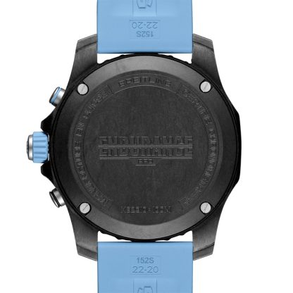 Orologio Breitling Endurance Pro 44mm cinturino in gomma turchese X82310281B1S1 - immagine 4