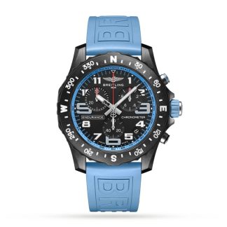 Orologio Breitling Endurance Pro 44mm cinturino in gomma turchese X82310281B1S1