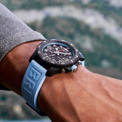 Orologio Breitling Endurance Pro 44mm cinturino in gomma turchese X82310281B1S1 - immagine 5