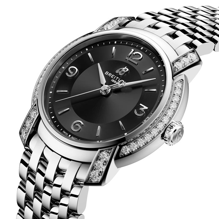 Orologio Breitling Lady Premier 32 mm Donna Nero A77330671B1A1 - immagine 2