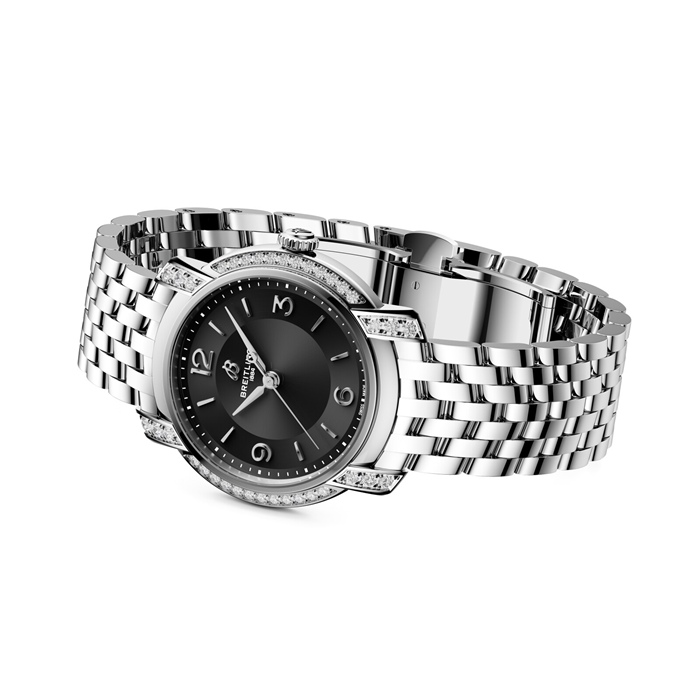 Orologio Breitling Lady Premier 32 mm Donna Nero A77330671B1A1 - immagine 4