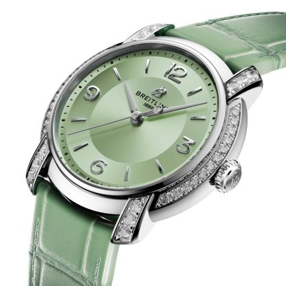 Orologio Breitling Lady Premier 36 mm Donna Verde A10310671L1P1 - immagine 2