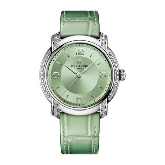 Orologio Breitling Lady Premier 36 mm Donna Verde A10310671L1P1