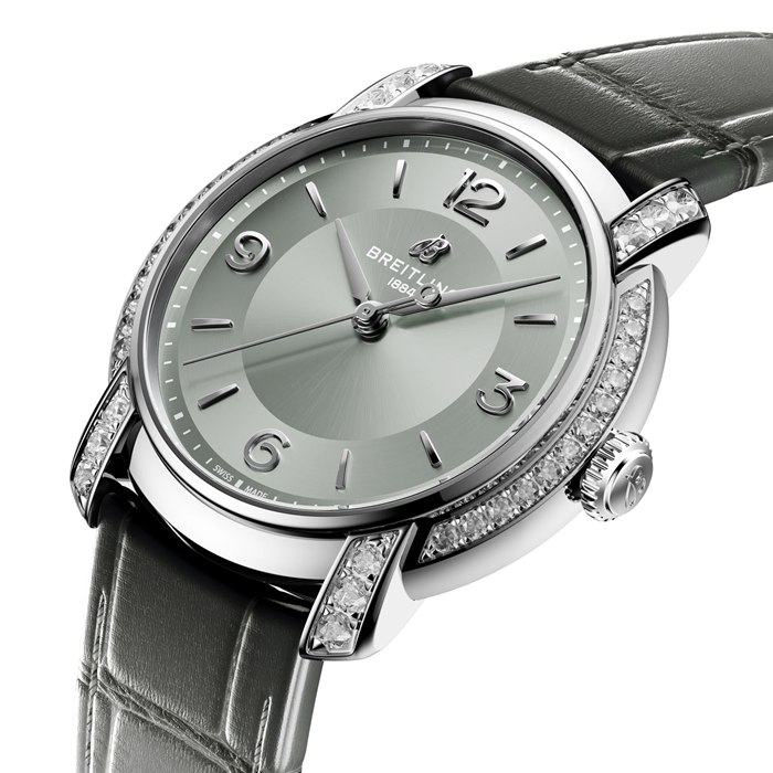 Orologio Breitling Lady Premier 36mm Donna Grigio A10310671M1P1 - immagine 2