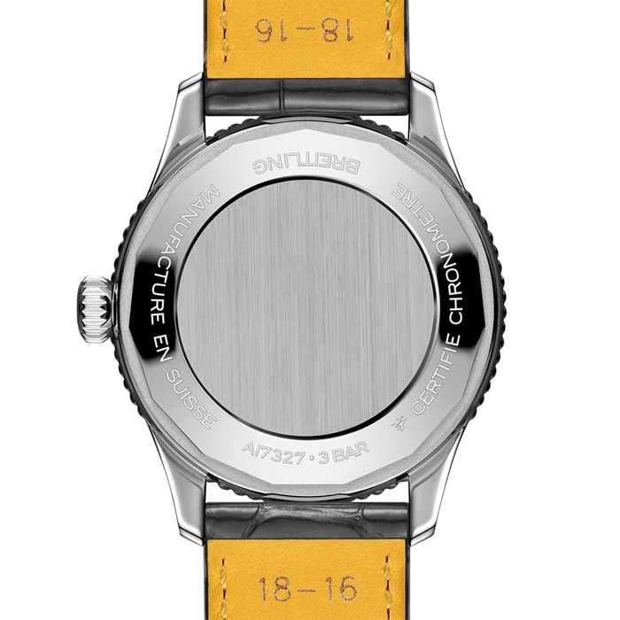 Orologio Breitling Navitimer 36mm Donna Alligatore Grigio A17327381B1P1 - immagine 2