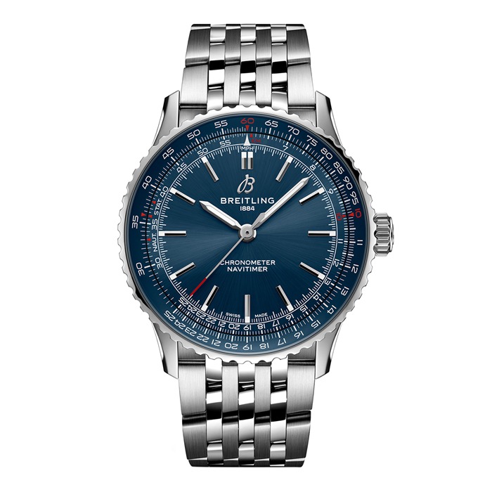 Orologio Breitling Navitimer Automatic 41mm Uomo Blu Acciaio Inox A17329161C1A1