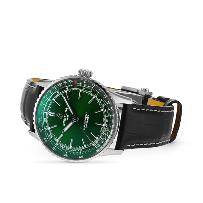 Orologio Breitling Navitimer Automatic 41mm Uomo Verde A17329371L1P1 - immagine 3