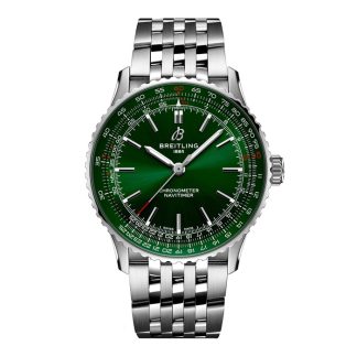 Orologio Breitling Navitimer Automatic 41mm Uomo Verde Acciaio Inox A17329371L1A1