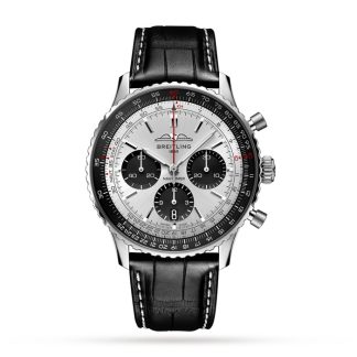 Orologio Breitling Navitimer B01 Chronograph 43 in acciaio inossidabile AB0138241G1P1