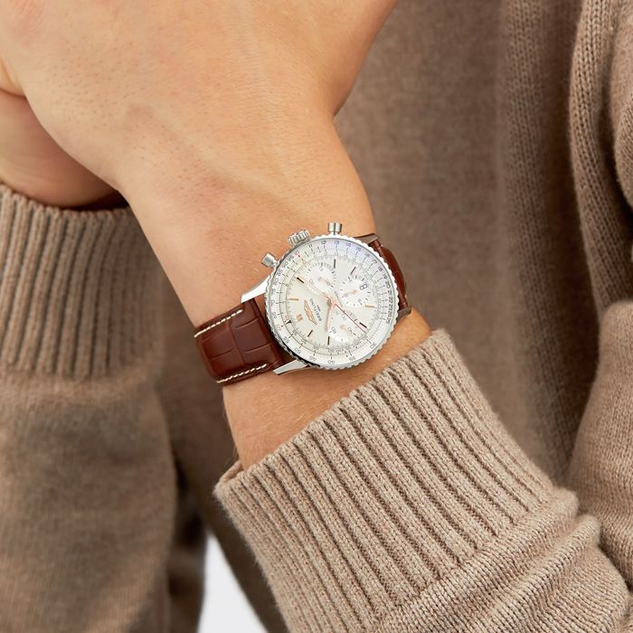 Orologio Breitling Navitimer B01 Cronografo 41 Acciaio inossidabile AB0139211G1P1 - immagine 2