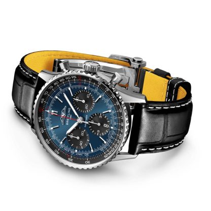 Orologio Breitling Navitimer B01 Cronografo 41 Blu AB0139241C1P1 - immagine 3