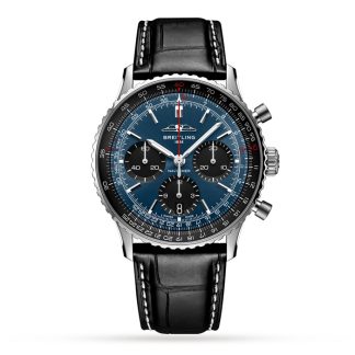 Orologio Breitling Navitimer B01 Cronografo 41 Blu AB0139241C1P1