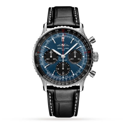 Orologio Breitling Navitimer B01 Cronografo 41 Blu AB0139241C1P1