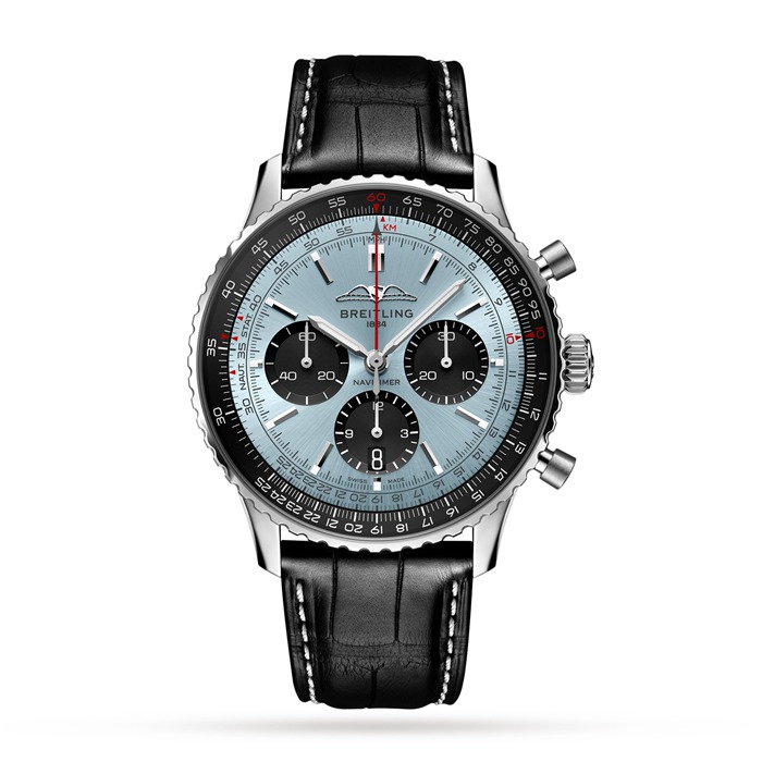 Orologio Breitling Navitimer B01 Cronografo 43 Blu AB0138241C1P1
