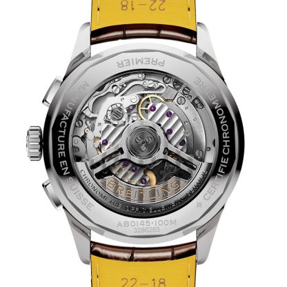 Orologio Breitling Premier B01 Chronograph 42mm Uomo Crema AB0145211G1P1 - immagine 2