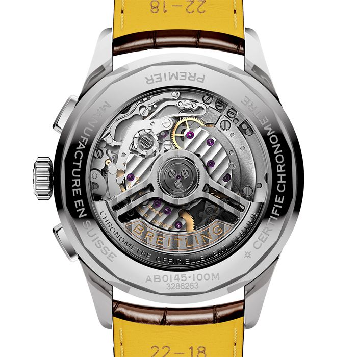 Orologio Breitling Premier B01 Chronograph 42mm Uomo Crema AB0145211G1P1 - immagine 2