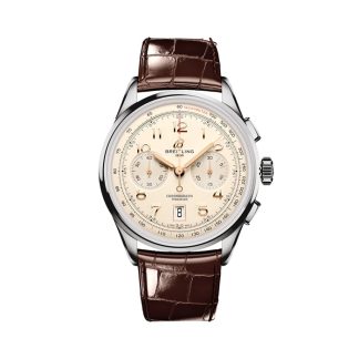 Orologio Breitling Premier B01 Chronograph 42mm Uomo Crema AB0145211G1P1