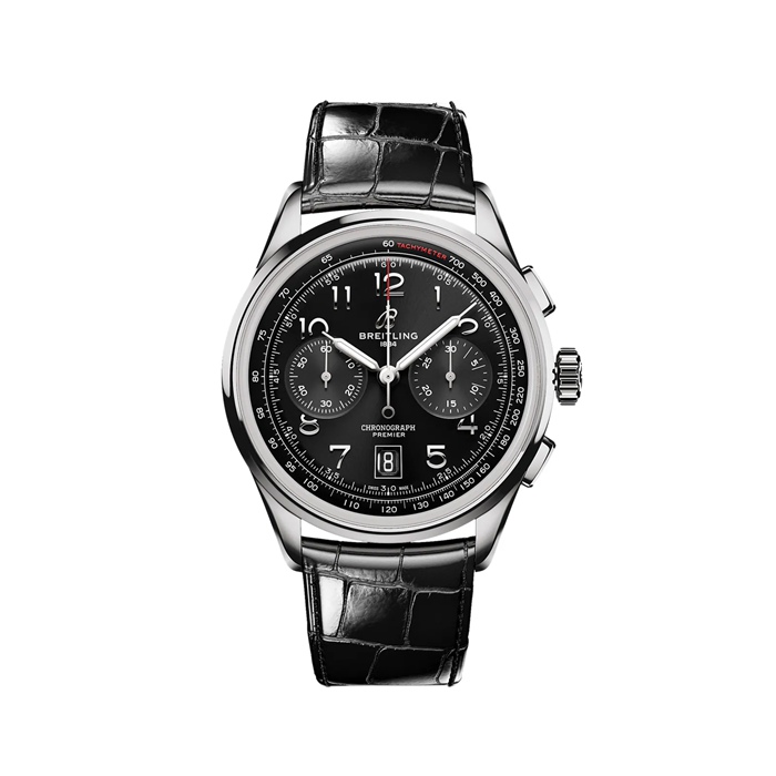Orologio Breitling Premier B01 Cronografo 42mm Uomo Nero AB0145221B1P1