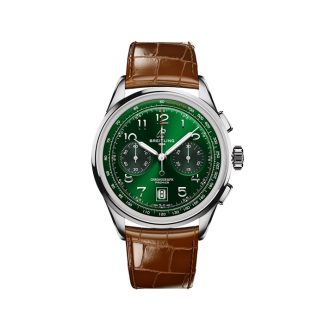Orologio Breitling Premier B01 Cronografo 42mm Uomo Verde AB0145371L1P1