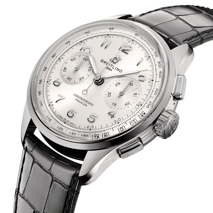 Orologio Breitling Premier B09 Chonograph 40mm Uomo Argento AB0930371G1P1 - immagine 2