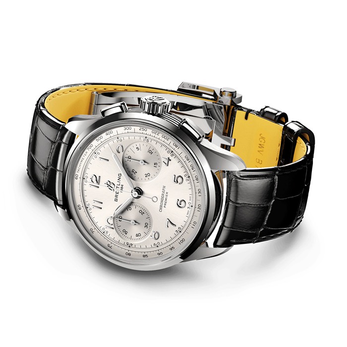 Orologio Breitling Premier B09 Chonograph 40mm Uomo Argento AB0930371G1P1 - immagine 3