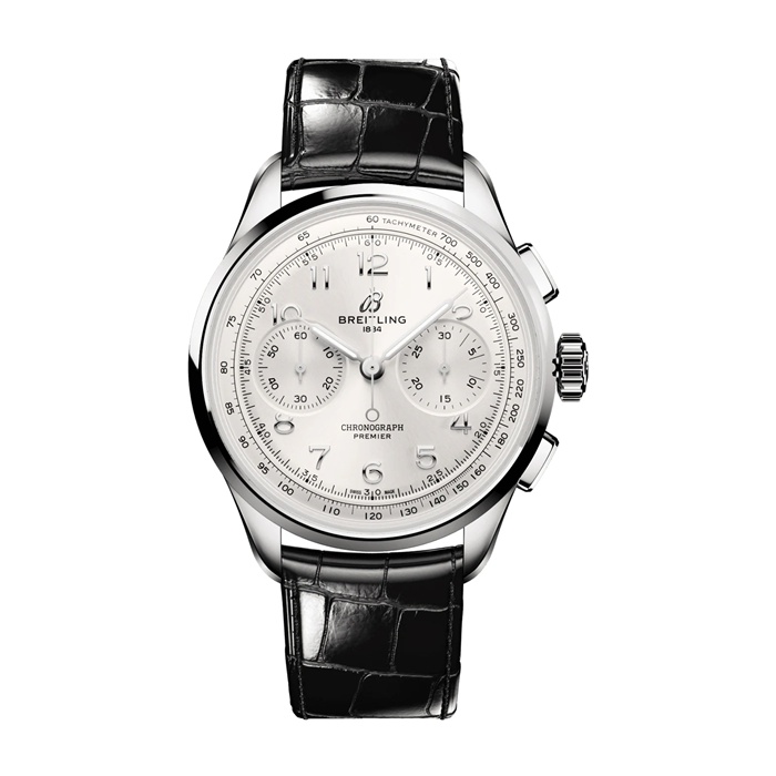 Orologio Breitling Premier B09 Chonograph 40mm Uomo Argento AB0930371G1P1