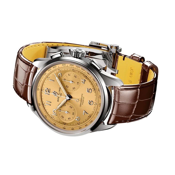 Orologio Breitling Premier B09 Chronograph 40mm Uomo Champagne AB0930F51H1P1 - immagine 3