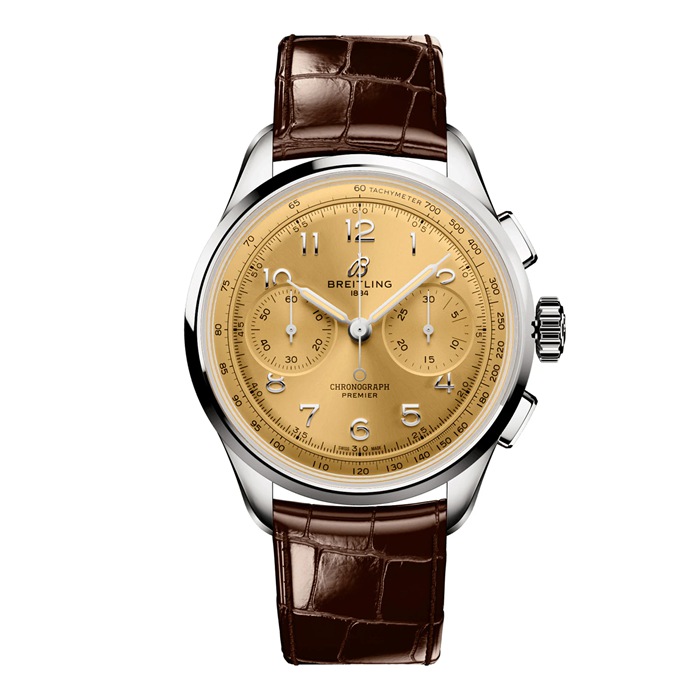 Orologio Breitling Premier B09 Chronograph 40mm Uomo Champagne AB0930F51H1P1