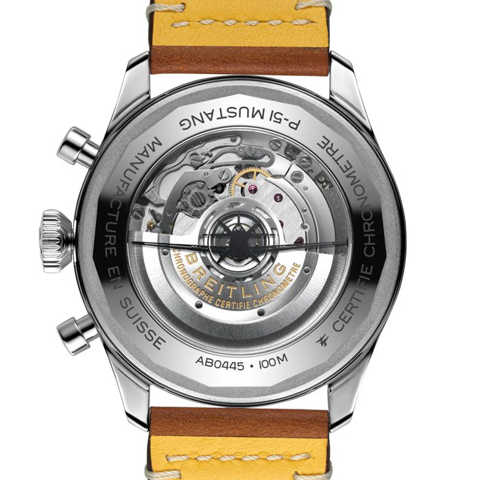 Orologio Breitling Super AVI B04 Cronografo GMT 46 P-51 Mustang AB04453A1B1X1 - immagine 2