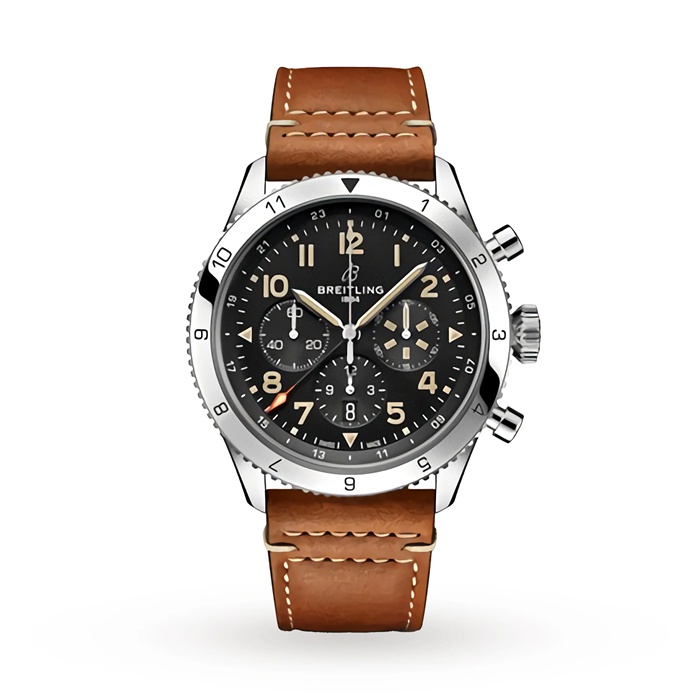 Orologio Breitling Super AVI B04 Cronografo GMT 46 P-51 Mustang AB04453A1B1X1