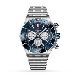 Orologio Breitling Super Chronomat B01 44 in acciaio inossidabile AB0136161C1A1