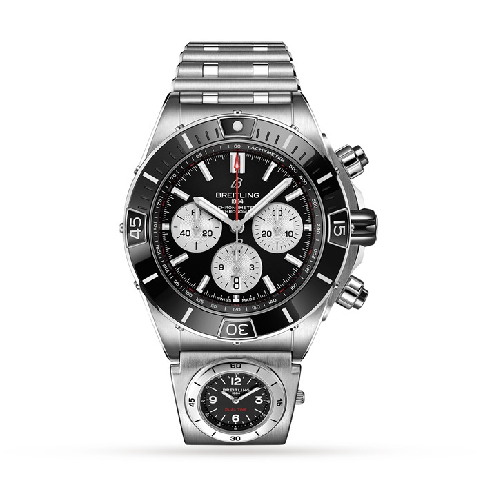 Orologio Breitling Super Chronomat B01 44 in acciaio inossidabile AB0136251B1A2
