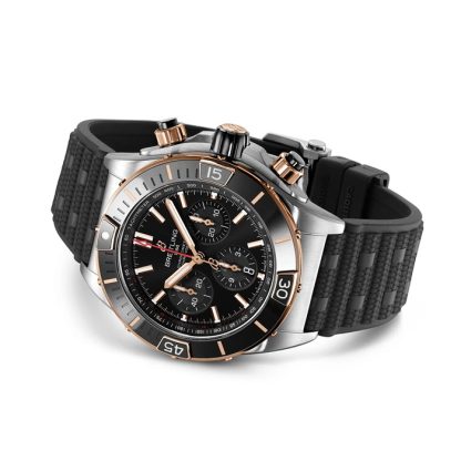 Orologio Breitling Super Chronomat B01 44 in acciaio inossidabile e oro rosso 18k UB0136251B1S1 - immagine 3