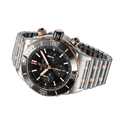 Orologio Breitling Super Chronomat B01 44 in acciaio inossidabile e oro rosso 18k UB0136251B1U1 - immagine 3
