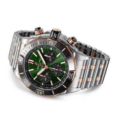 Orologio Breitling Super Chronomat B01 44 in acciaio inossidabile e oro rosso 18k UB0136251L1U1 - immagine 3