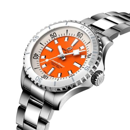 Orologio Breitling Superocean Automatic 36 in acciaio inossidabile A17377211O1A1 - immagine 3