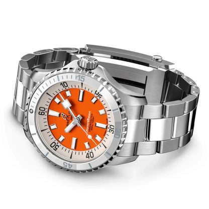 Orologio Breitling Superocean Automatic 36 in acciaio inossidabile A17377211O1A1 - immagine 4