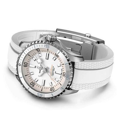 Orologio Breitling Superocean Automatic 36 in acciaio inossidabile con cinturino in gomma A17377211A1S1 - immagine 4